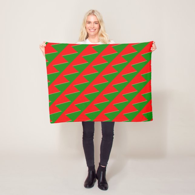 Vitrysslands nationella Flagga Färg Fleecefilt (På plats)