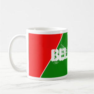 Vitrysslands nationella Flagga Färg Kaffemugg