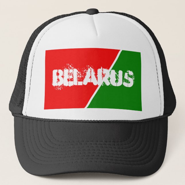 Vitrysslands nationella Flagga Färg Keps (Framsida)