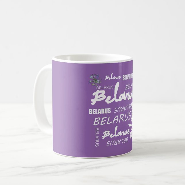 Vitrysslands nationella Maj-blomma Kaffemugg (Framsida vänster)
