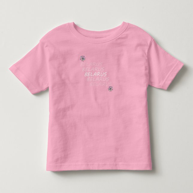 Vitrysslands nationella Maj-blomma T Shirt (Framsida)