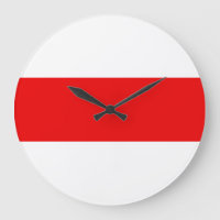 Vitrysslands protestsymbol flagga röd vit revoluti