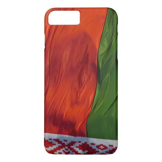 Vitrysslands Wave Flagga Case-Mate iPhone Skal (Baksida)