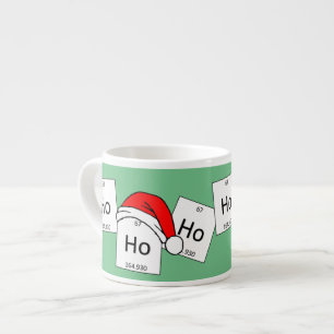 Vits för jul för inslag för HoHoHo Holmiumkemi Espressomugg
