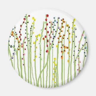 Vitsamling "VÅR BLOMMOR" Magnet