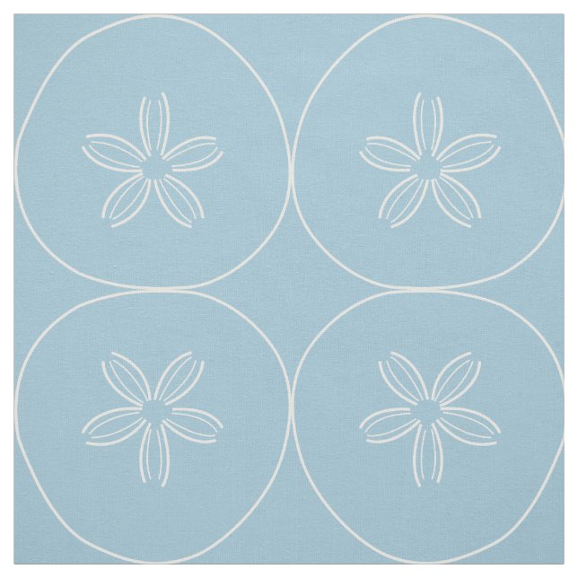 VitSanddollar på NÅGON BESTÄLLNINGS- FÄRG Tyg (Provkarta)