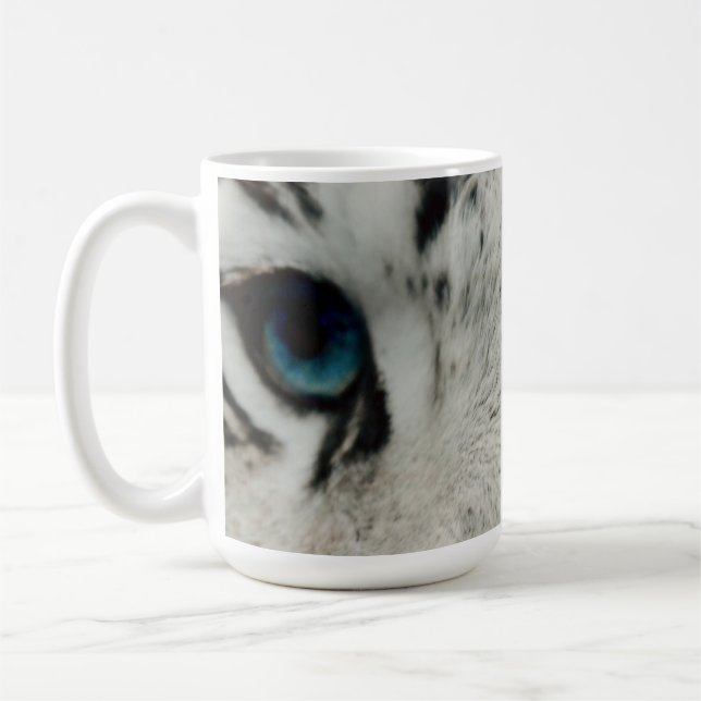 VitSiberiantiger Kaffemugg (Vänster)