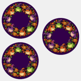 Vitsidig utandning med taklyktor klistermärke