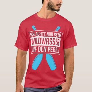 Vitsiga vatten-kanoer t shirt