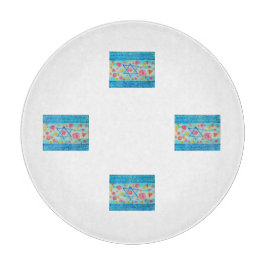 Vitsisk israelisk flagga med blommor och hjärta