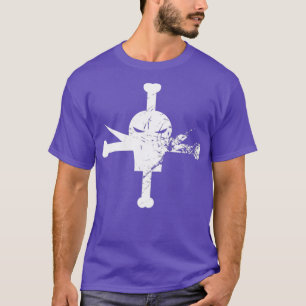 Vitskägg som förstörts White T Shirt