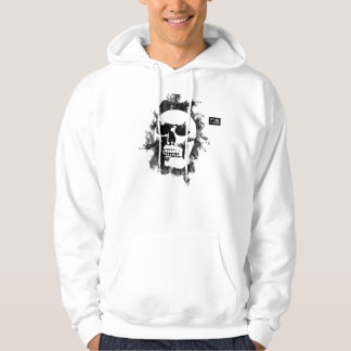 vitskallehoodie munkjacka