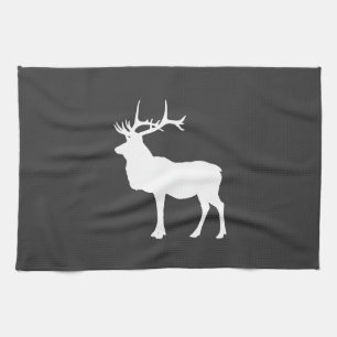 Vitskogens älg kökshandduk