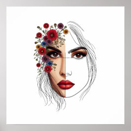 Vitsnaturare - kvinnlig skönhet i blodet poster