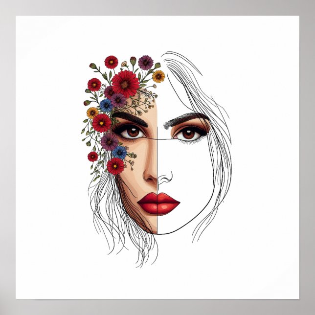 Vitsnaturare - kvinnlig skönhet i blodet poster (Framsidan)