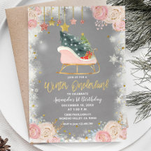 Vitsnöflummel Winter Onederland Birthday