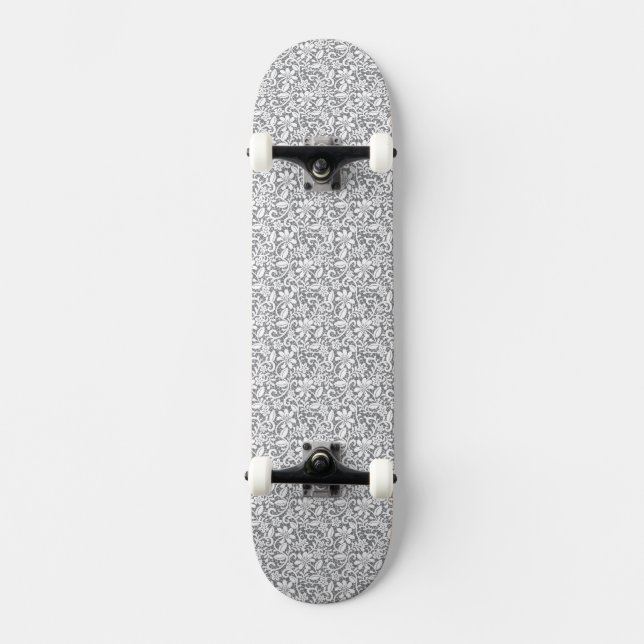 Vitsnöre 1 mini skateboard bräda 18,7 cm (Framsida)