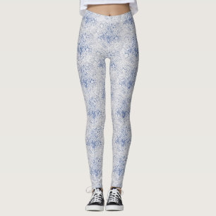 Vitsnöre verkställer konstblått eller din egna leggings