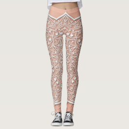 Vitsnöredamasker Leggings