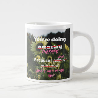 Vitsolrosolkaffe Mugg från Mamma Funny Jumbo Mugg