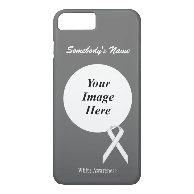 Vitstandard Ribbon Tmpl av Kenneth Yoncich Case-Mate iPhone Skal (Baksida)