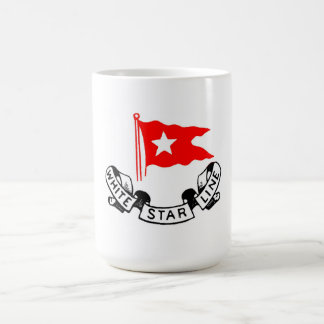 Vitstjärnan fodrar koppen kaffemugg