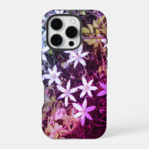 Vitstjärnig blomma iphone case