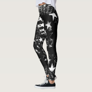 Vitstjärnor Leggings