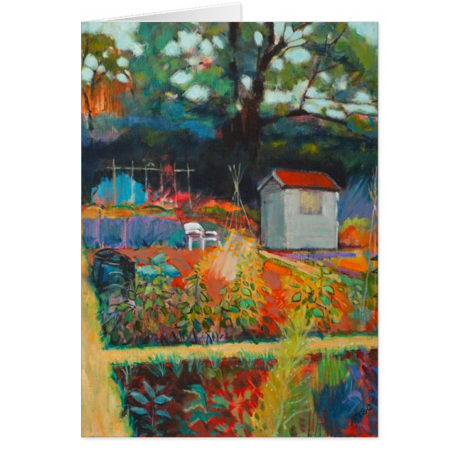 Vitstol Hälsningskort (Framsidan)