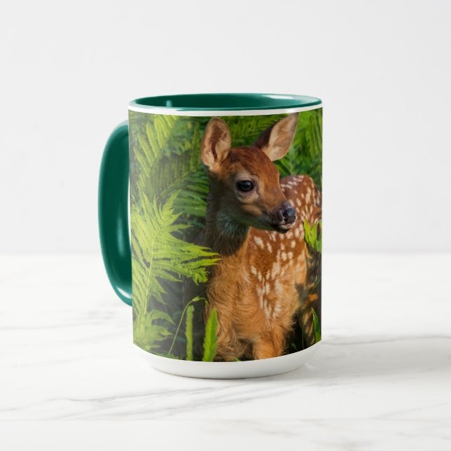 Vitsvanshjort kalv | Minnesota Mugg (Framsida vänster)