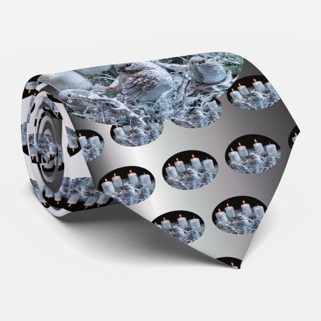 Vitt Advent Wvent Slips (Rullad)