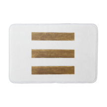 Vitt badplatta med Guld Rand