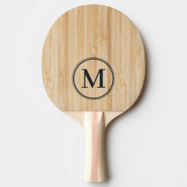 Vitt Bambu-monogram Pingisracket