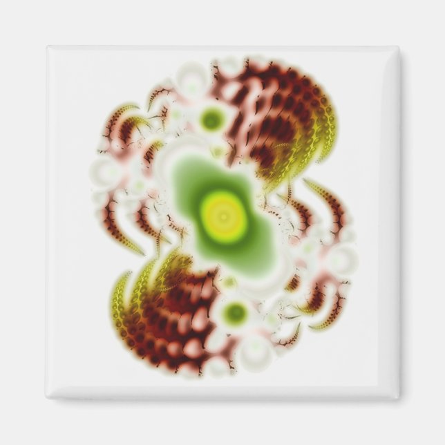 Vitt blanksteg 1 magnet (Framsidan)