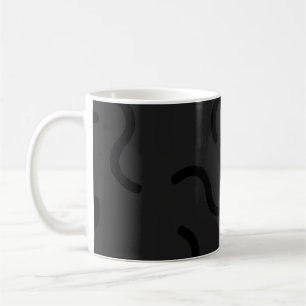 Vitt, Blek Grått Classic Mugg, 11 oz Kaffe Mugg