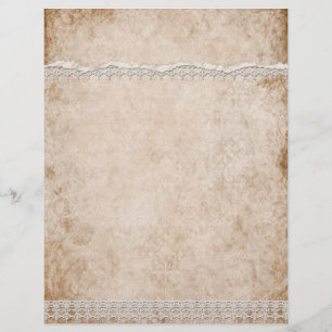 Vitt brevpapper med snurrepapper