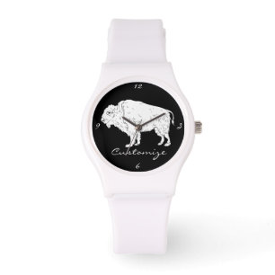 Vitt Buffalo Thunder_Cove Armbandsur