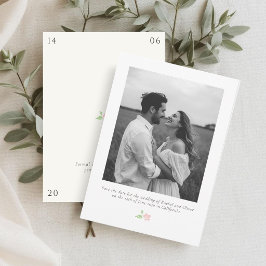 Vitt & Elfenben | Chic Blommig Bröllop Spara Datum