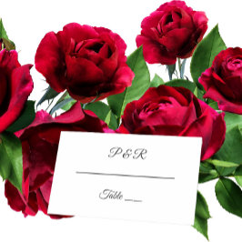 Vitt enkelt formaterat skript Bröllop Placeringskort