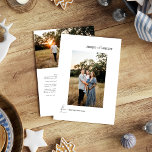 Vitt enkelt Modern Merry och Bright Photo Julkort<br><div class="desc">Vi presenterar vår vita, enkla, moderna, smarta och ljusa Helgdag Card-design, där enkelhet möter elegans med en aning julcharm. Vår samling är väl designad för att förmedla en avslappnad och contemporary, till dem som uppskattar en modern tvist på traditionella kort. Vi vill tilltala dem som uppskattar enkelhetens skönhet genom att...</div>