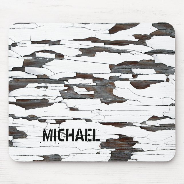 Vitt färgpigment - anpassningsbara musmatta (Framsidan)