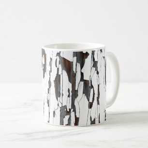 Vitt färgpigment kaffemugg