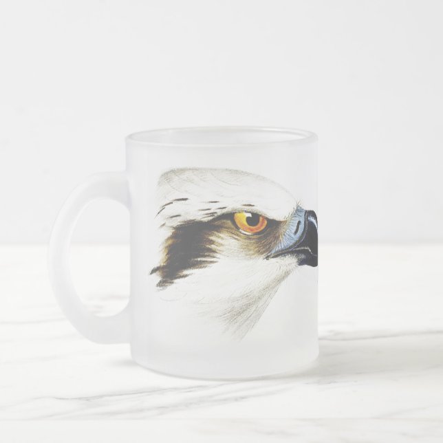 Vitt Fiskgjuse Frostad Mugg (Vänster)
