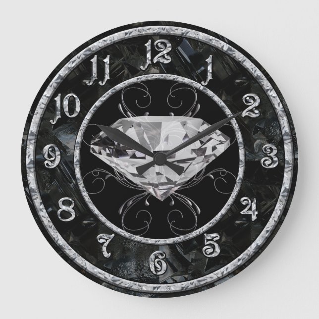 Vitt Gem Stor Klocka (Framsida)