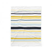 Vitt Grått Gult Blå Rand