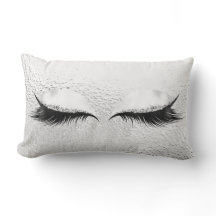 Vitt Grått Silver Metallisk lash Makeup Glass