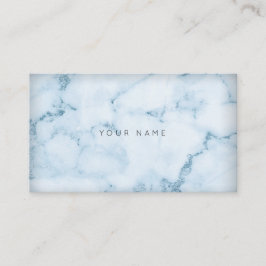 Vitt Grått Vita blåmarmor Vip Visitkort