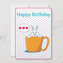 Vitt Grattis på födelsedagen-kort