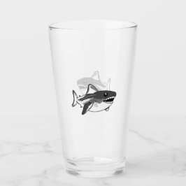 Vitt hajglas glaskopp