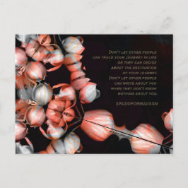 "Vitt hjärta i svart från sol" & Journey Vykort